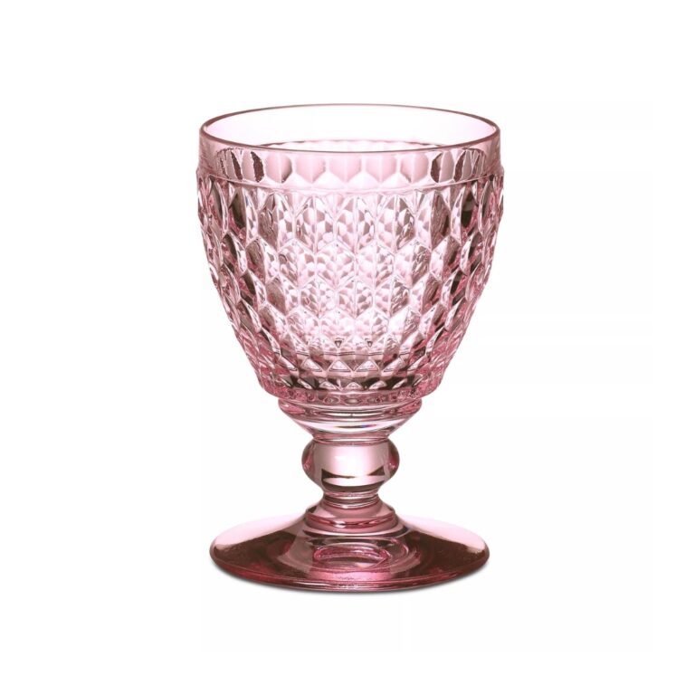 Venice Pink Goblet Glass